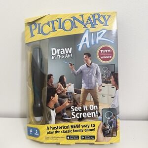 Pictionary Air Drawing Family Game with Light-up Pen and Clue Cards Smart Device